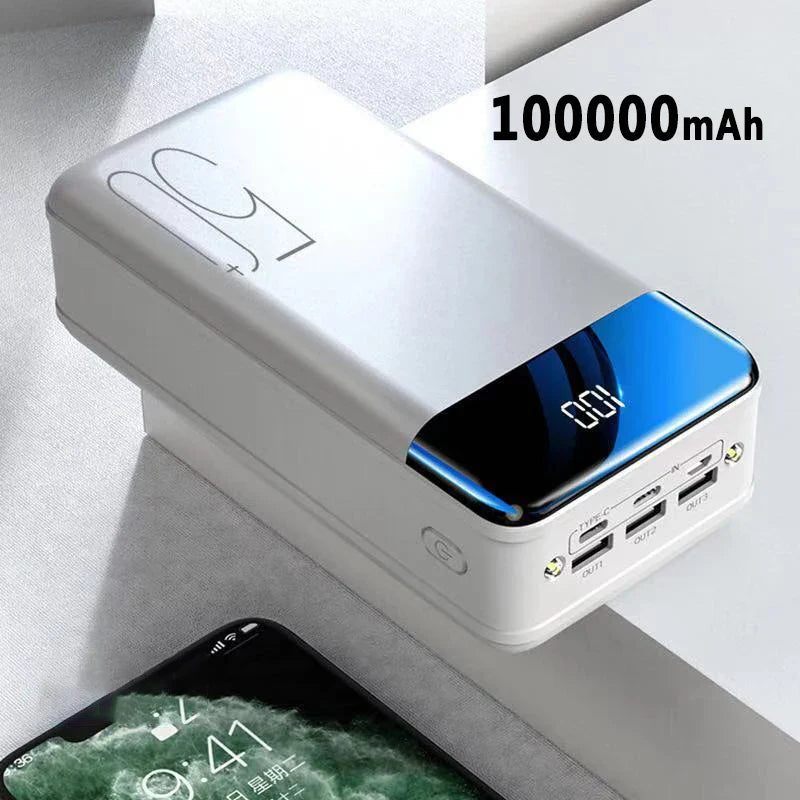 ChargeX 50000 mAh Powerbank – Onbeperkt Opladen, Altijd Verbonden