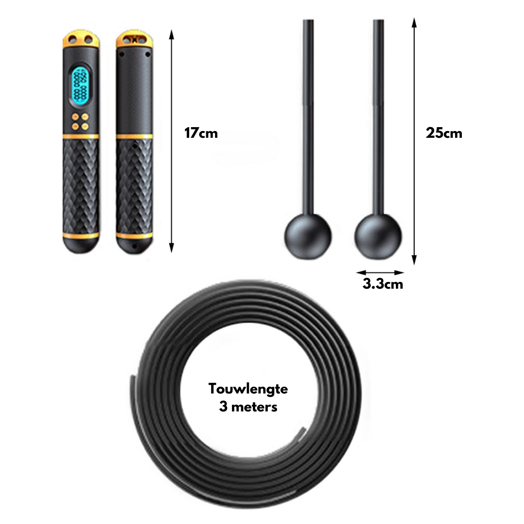 Slimme springtouw met meter