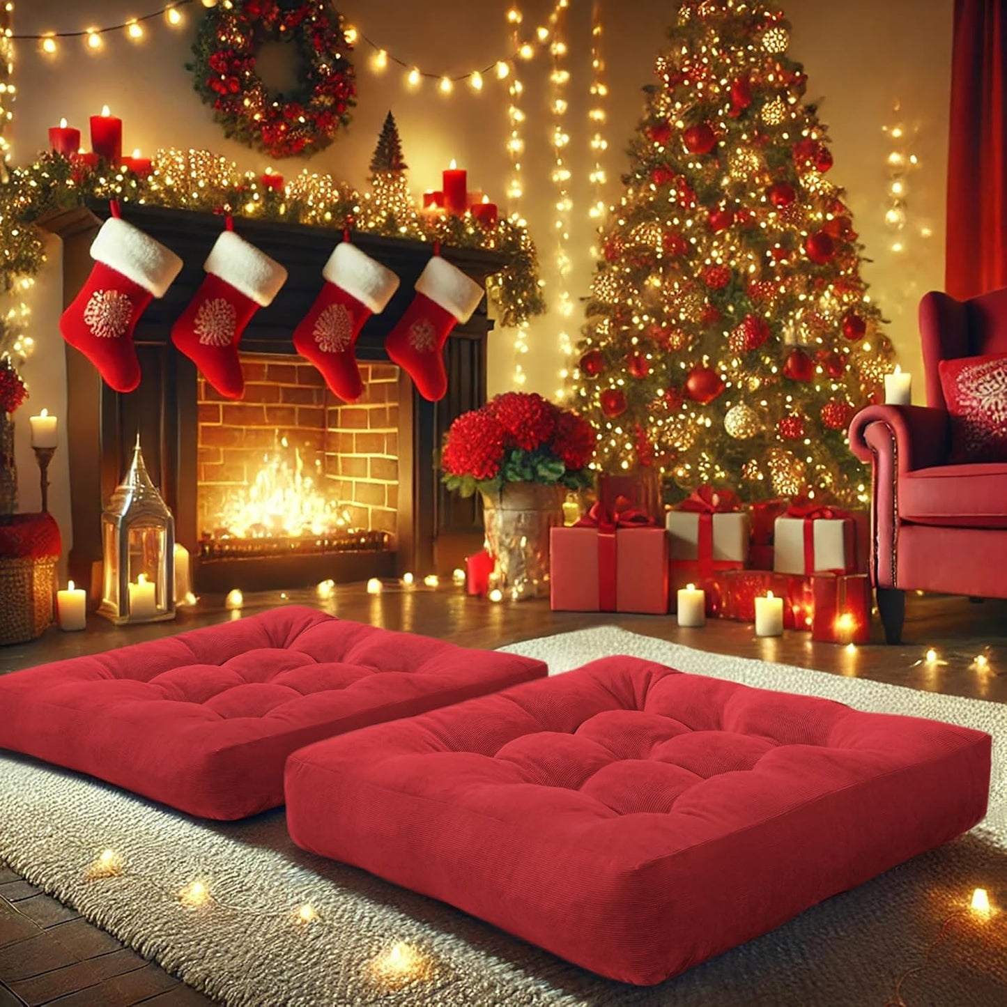 ZenSet – Duo Luxe Meditatiekussens - Set van 2