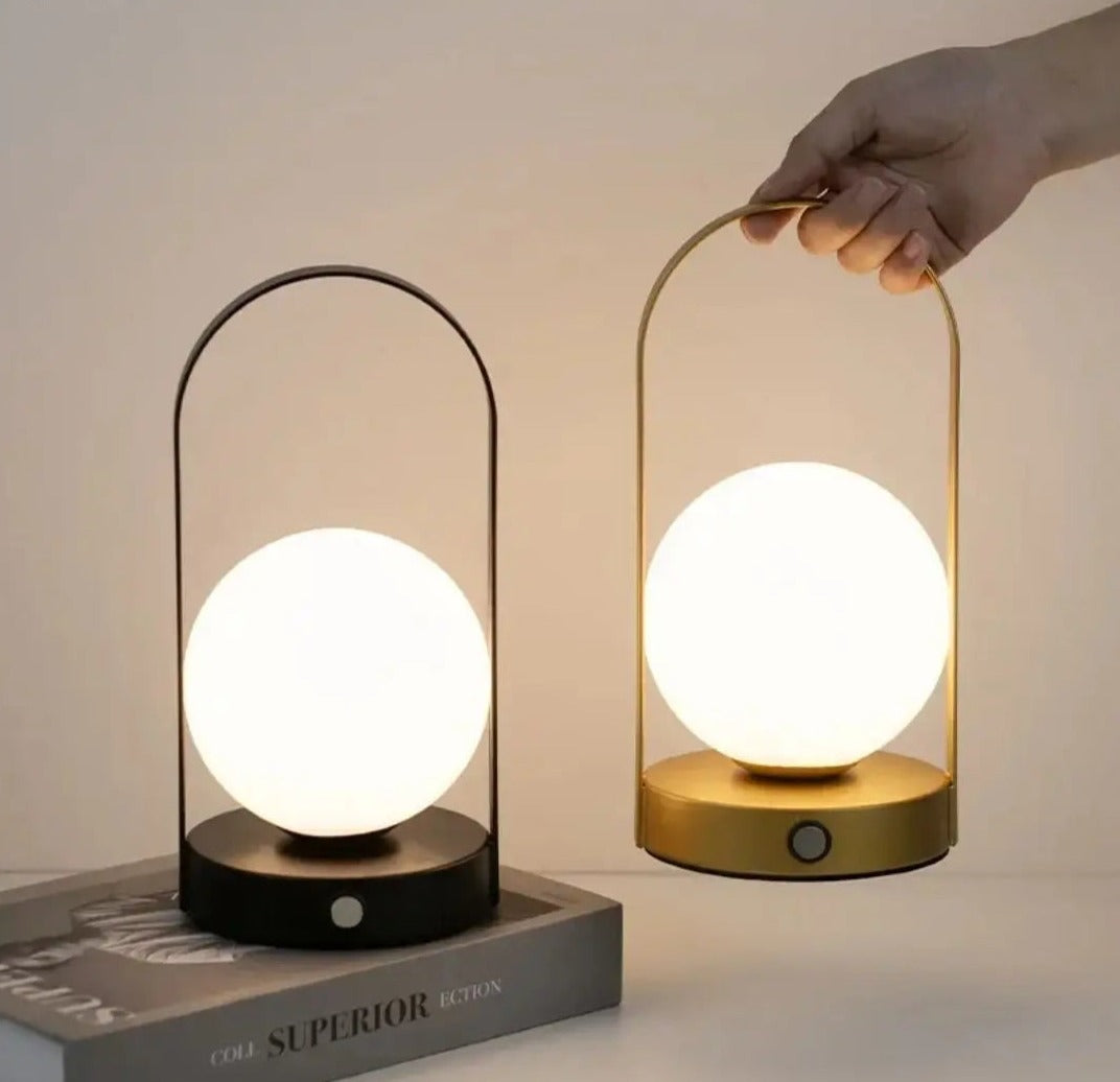 GlowMate Stijlvolle Draagbare LED Tafellamp met Touch Control en Oplaadbare Batterij
