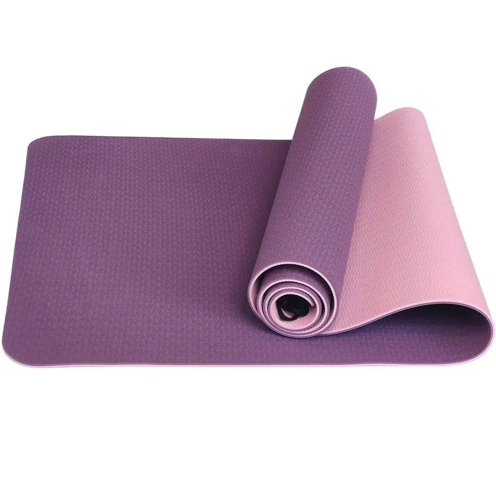 Opvouwbare Yoga Mat – Dubbelzijdige Anti-Slip Fitnessmat voor Oefeningen