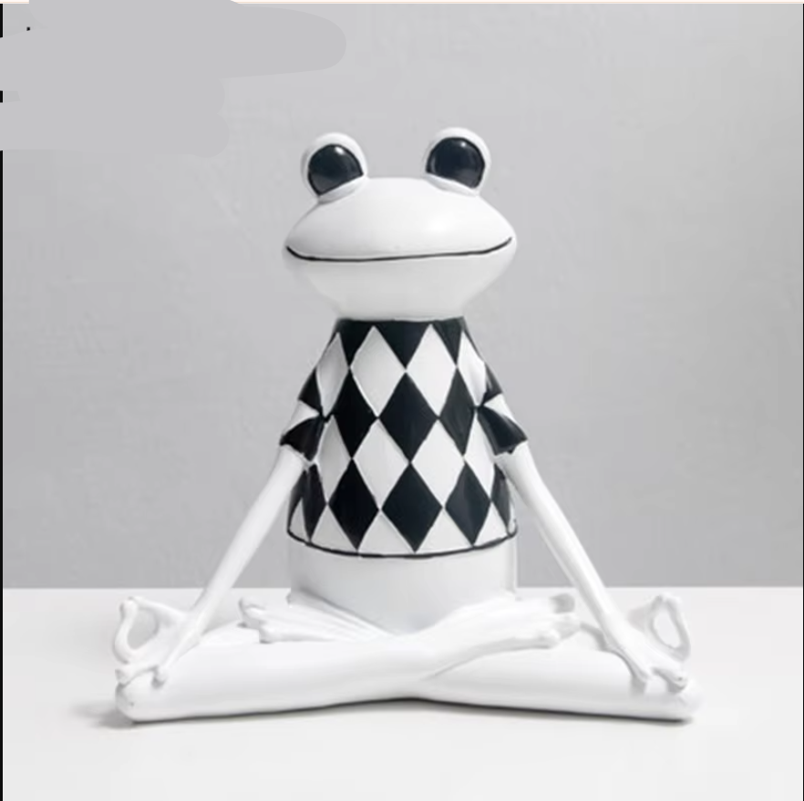 SereniFrog – Rustgevende Meditatiekikker Decoratie
