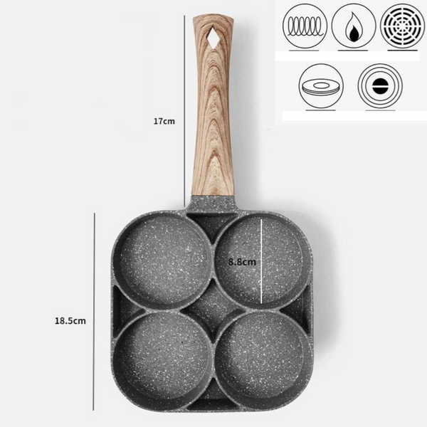 koekepan vakken vier