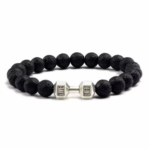 Astrava | Betoverend Dumbbell Armband voor Kracht en Harmonie