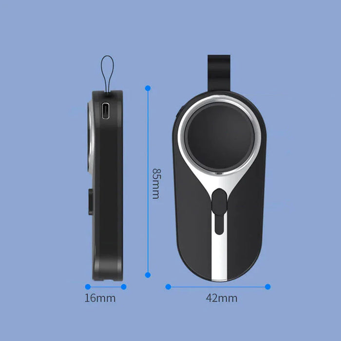 SnapPower– Compacte Draadloze Oplaadclip voor Handige en Draagbare Stroomvoorziening