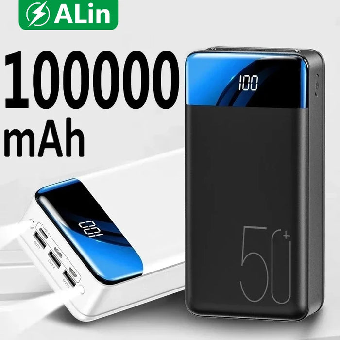 ChargeX 50000 mAh Powerbank – Onbeperkt Opladen, Altijd Verbonden