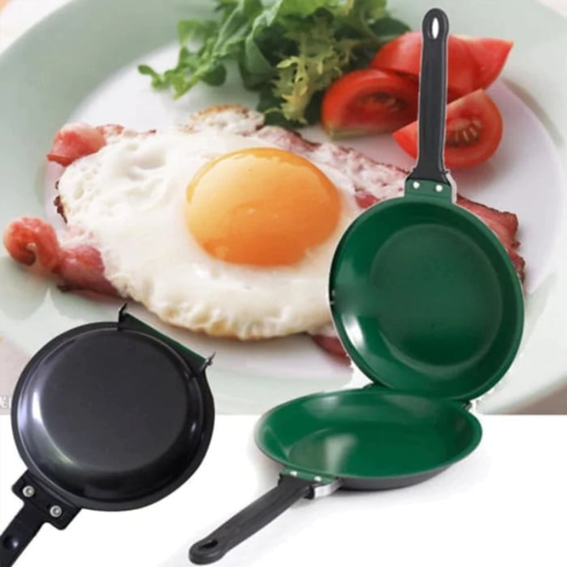FlipEase- Dubbelzijdige Pannenkoekenpan met Antiaanbaklaag