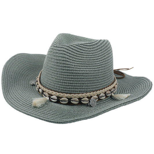 Calliva | Boho Zonnehoed met Schelpen & Kwastjes – Zomerse Vibes in Stijl