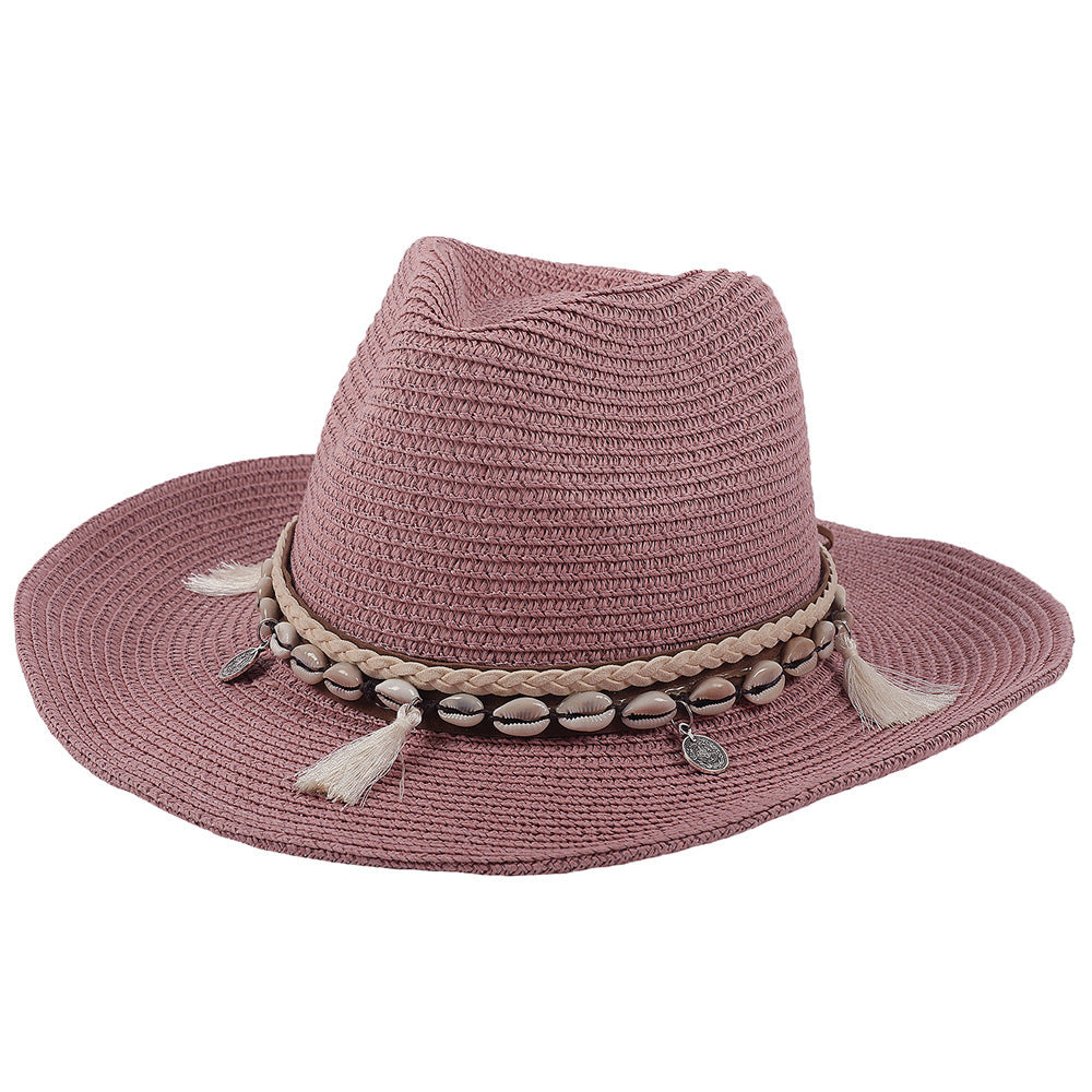 Calliva | Boho Zonnehoed met Schelpen & Kwastjes – Zomerse Vibes in Stijl