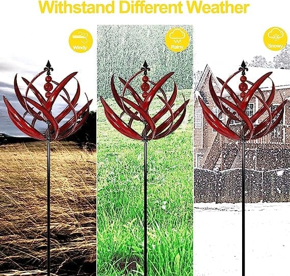 AeroTwirl – Modern Tuin Windspinner voor Buiten