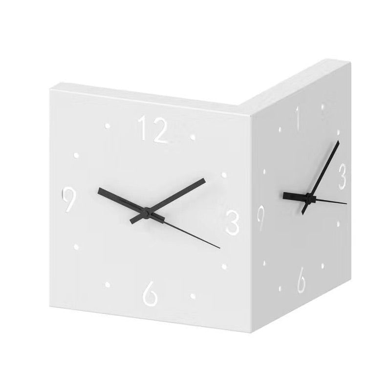 LumiFrame Moderne Dubbele Klok Hoekprofiel met LED-verlichting