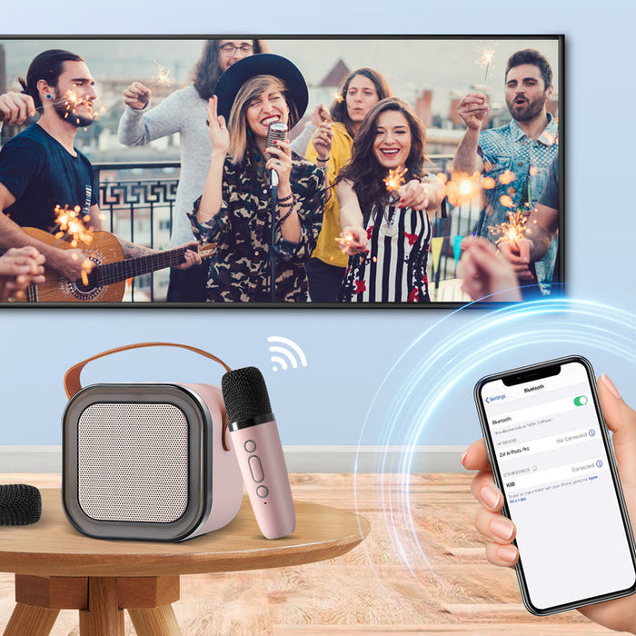 KaraStar Mini Karaoke Set – Draagbaar Zingplezier voor Elk Moment