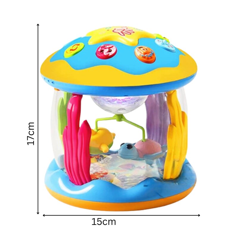GlowSpin - Baby Speelgoedtrommel met Licht en Geluid