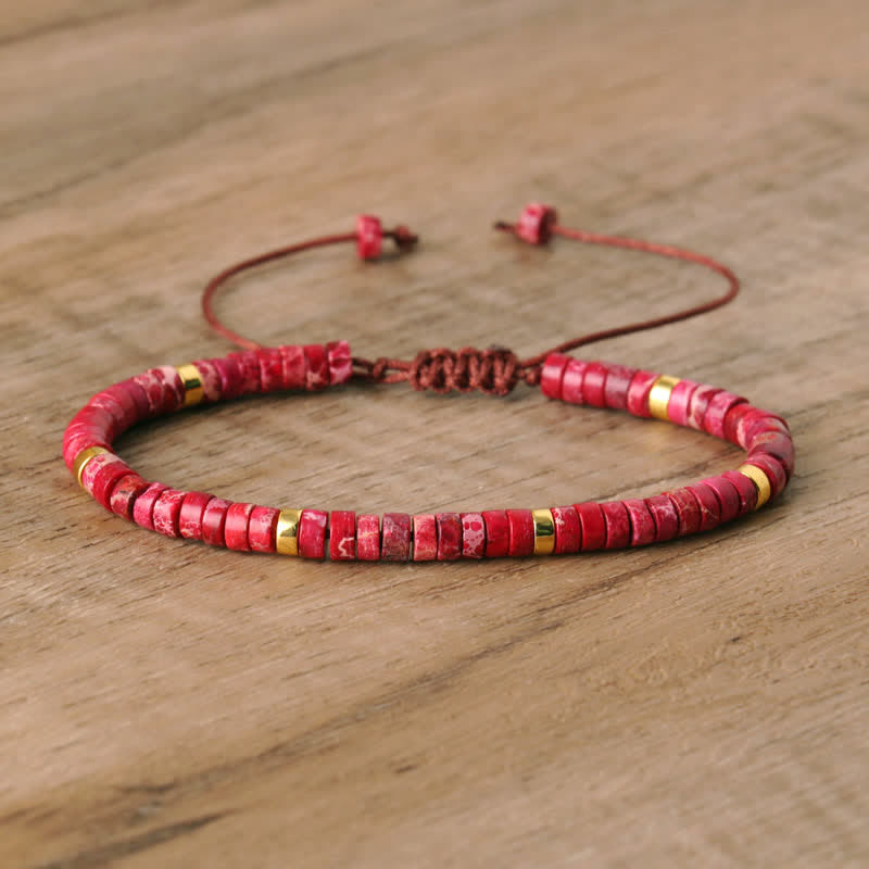Lumineaux Elegante Armband met 2,4 mm Natuurlijke Steentjes