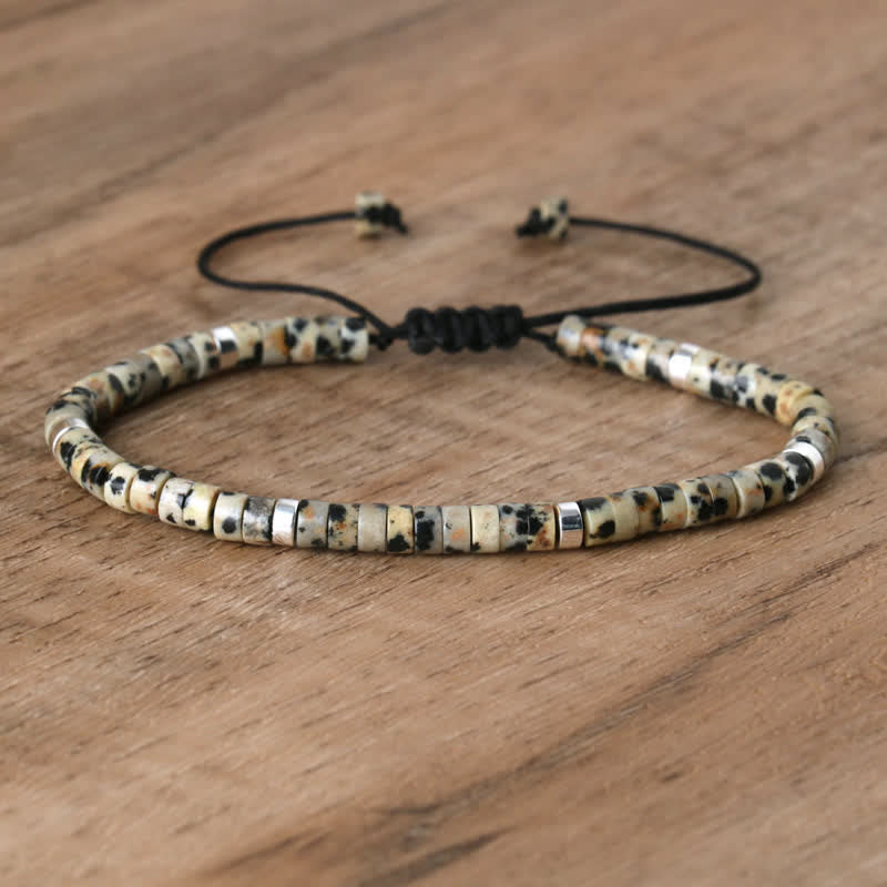 Lumineaux Elegante Armband met 2,4 mm Natuurlijke Steentjes