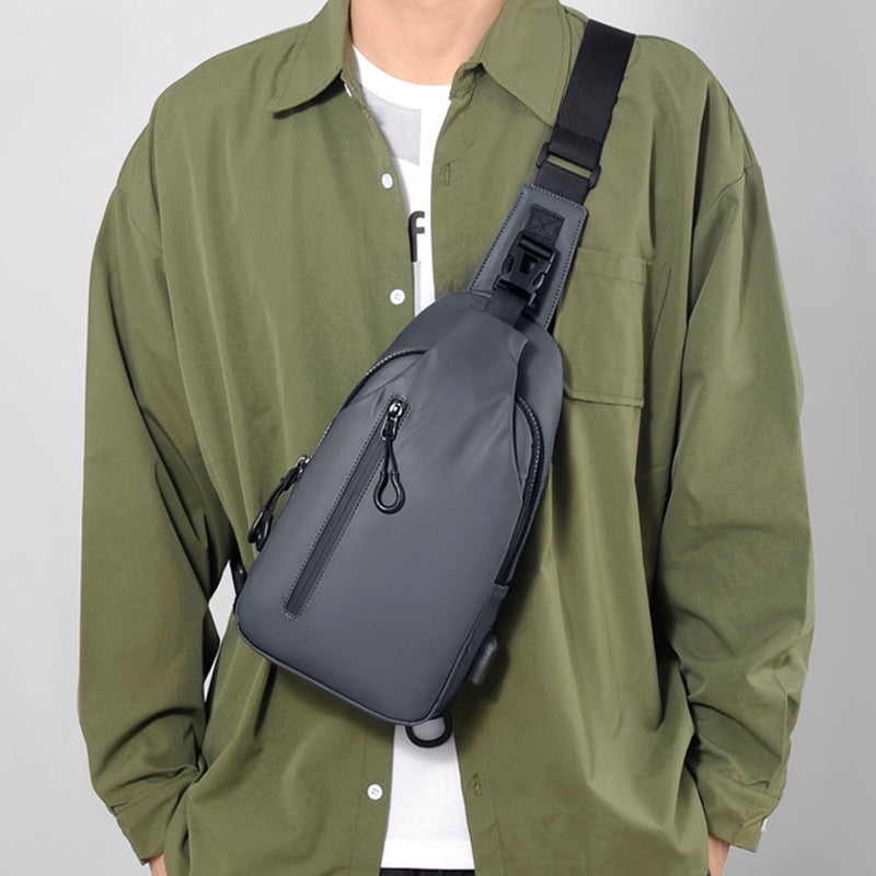 TitanX Rugtas - Zwarte Crossbody-Rugzak voor Mannen