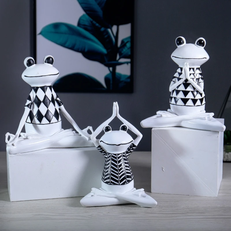 SereniFrog – Rustgevende Meditatiekikker Decoratie