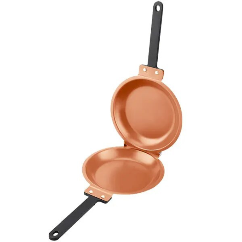 FlipEase- Dubbelzijdige Pannenkoekenpan met Antiaanbaklaag
