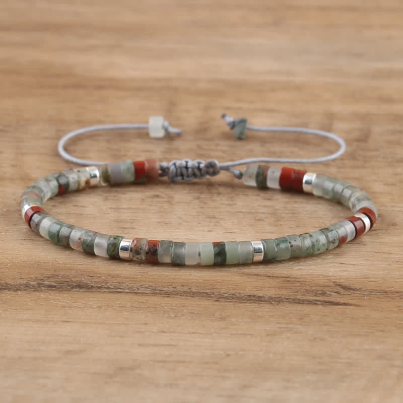 Lumineaux Elegante Armband met 2,4 mm Natuurlijke Steentjes