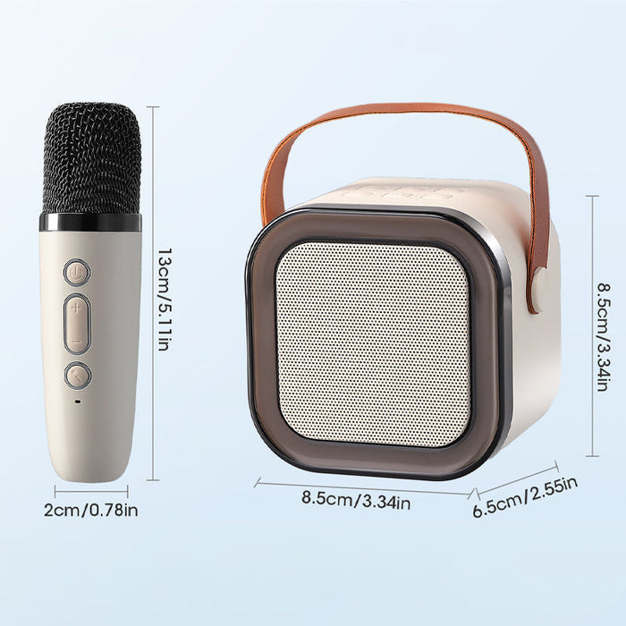 KaraStar Mini Karaoke Set – Draagbaar Zingplezier voor Elk Moment