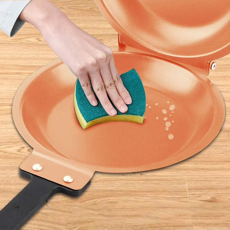 FlipEase- Dubbelzijdige Pannenkoekenpan met Antiaanbaklaag