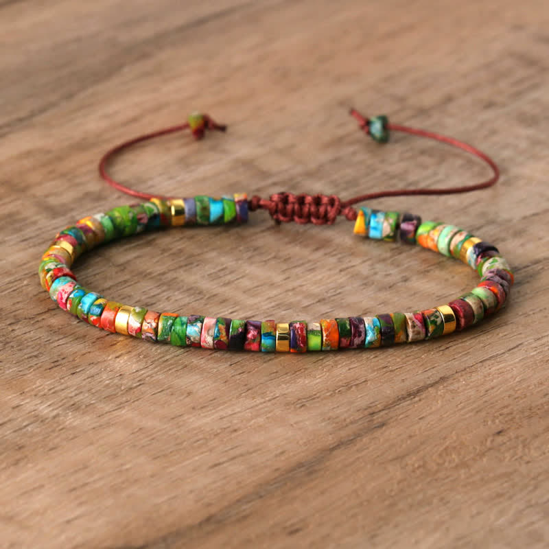 Lumineaux Elegante Armband met 2,4 mm Natuurlijke Steentjes