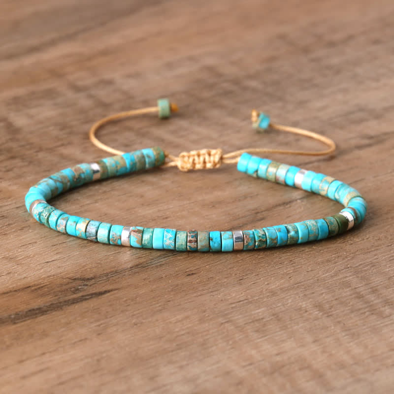 Lumineaux Elegante Armband met 2,4 mm Natuurlijke Steentjes