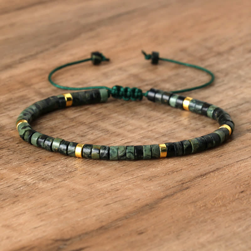 Lumineaux Elegante Armband met 2,4 mm Natuurlijke Steentjes