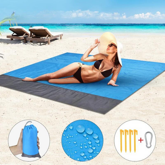 BreezeMat - Waterdichte Strandmat – De Draagbare Picknickmat voor Avonturen Buiten