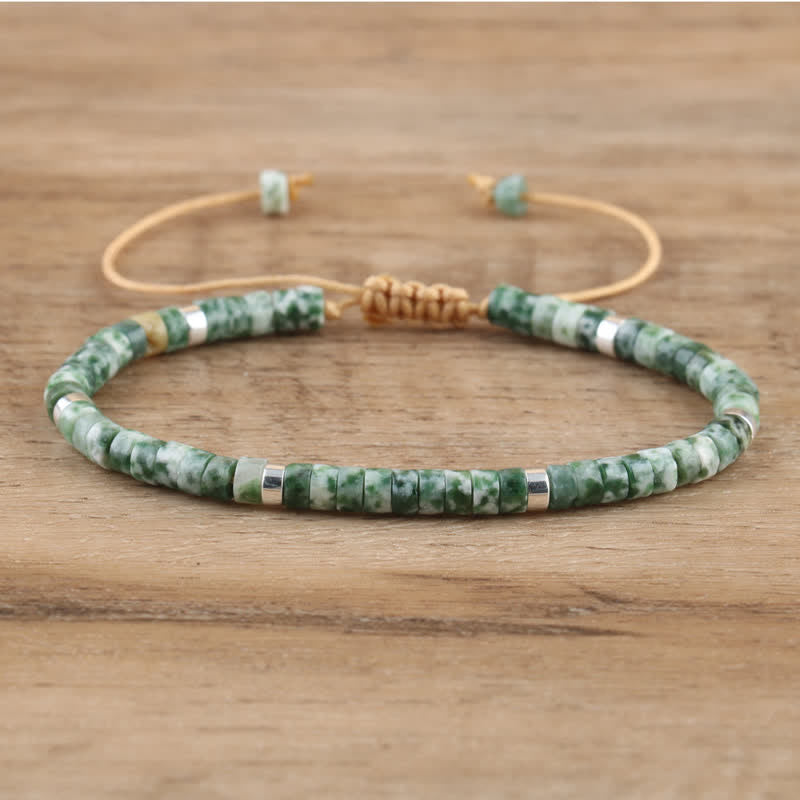 Lumineaux Elegante Armband met 2,4 mm Natuurlijke Steentjes