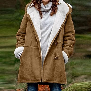 ELENA Warme Winterjas Met Sherpa Voering Voor Dames