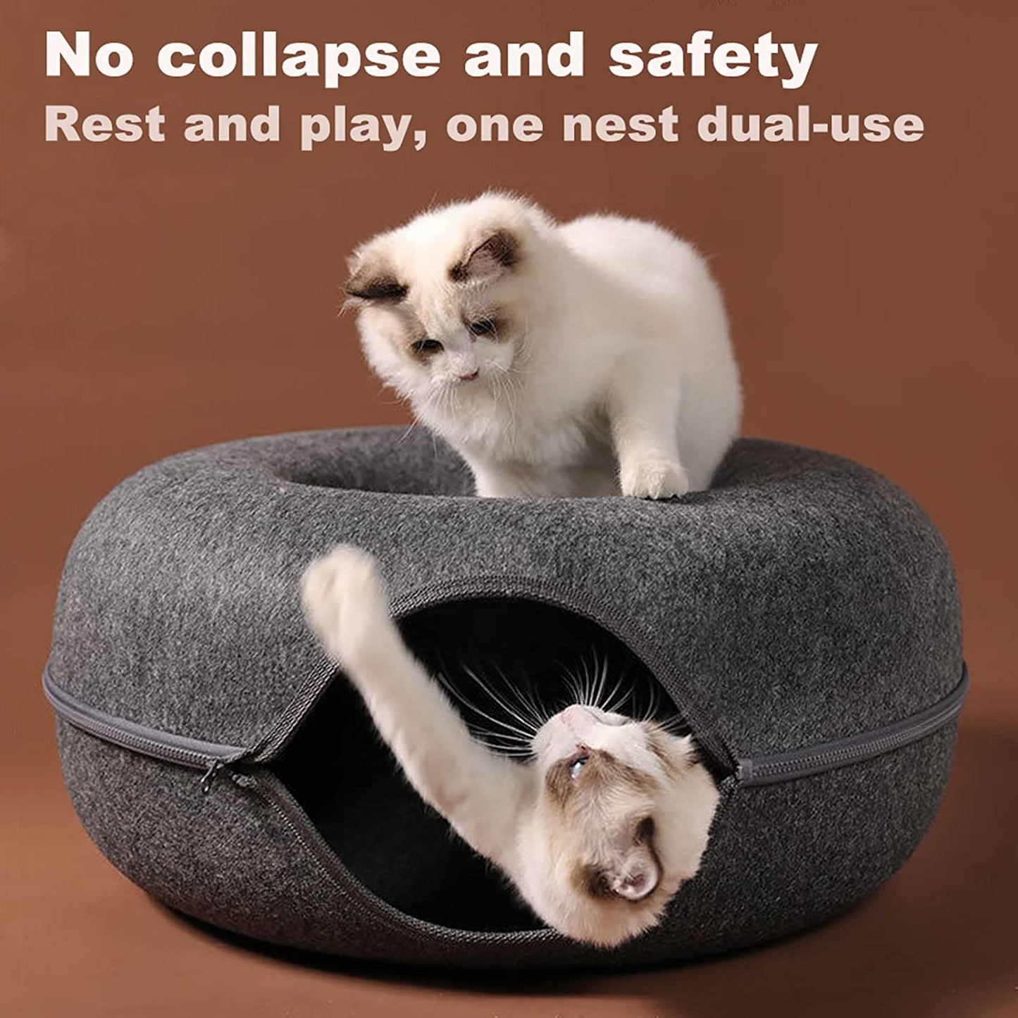 CatCrawl  - Luxe Kattentunnel met Slaapplek