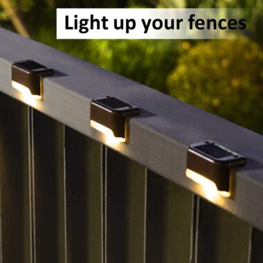 VerdeLight LED Lampen – 4 Stuks Sfeervolle Tuinverlichting op Zonne-energie, IP44 Waterdicht, Diverse Kleuren voor Buiten en Trappen
