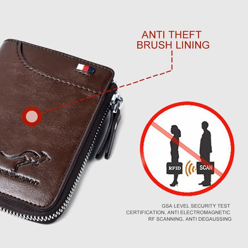 LockWallet RFID - Compacte En Veilige Leren Portefeuille