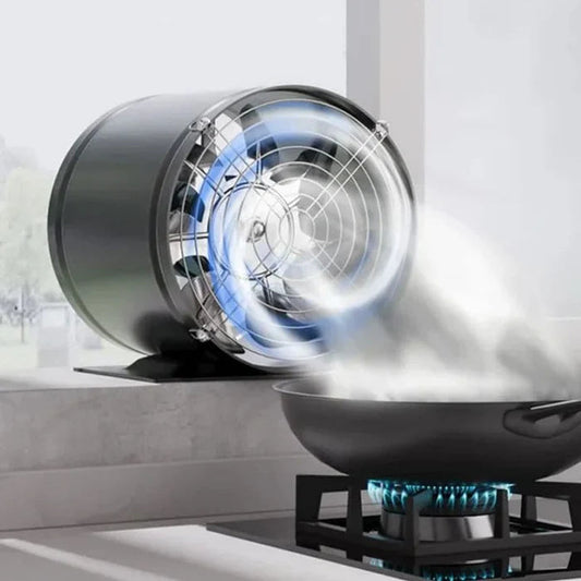 Adzuigventilator krachtig zwart