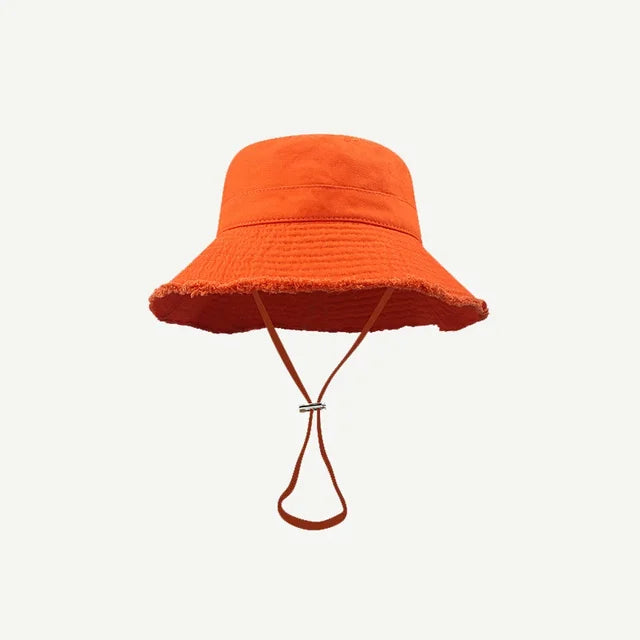 Bucket Hat met Klasse oranje