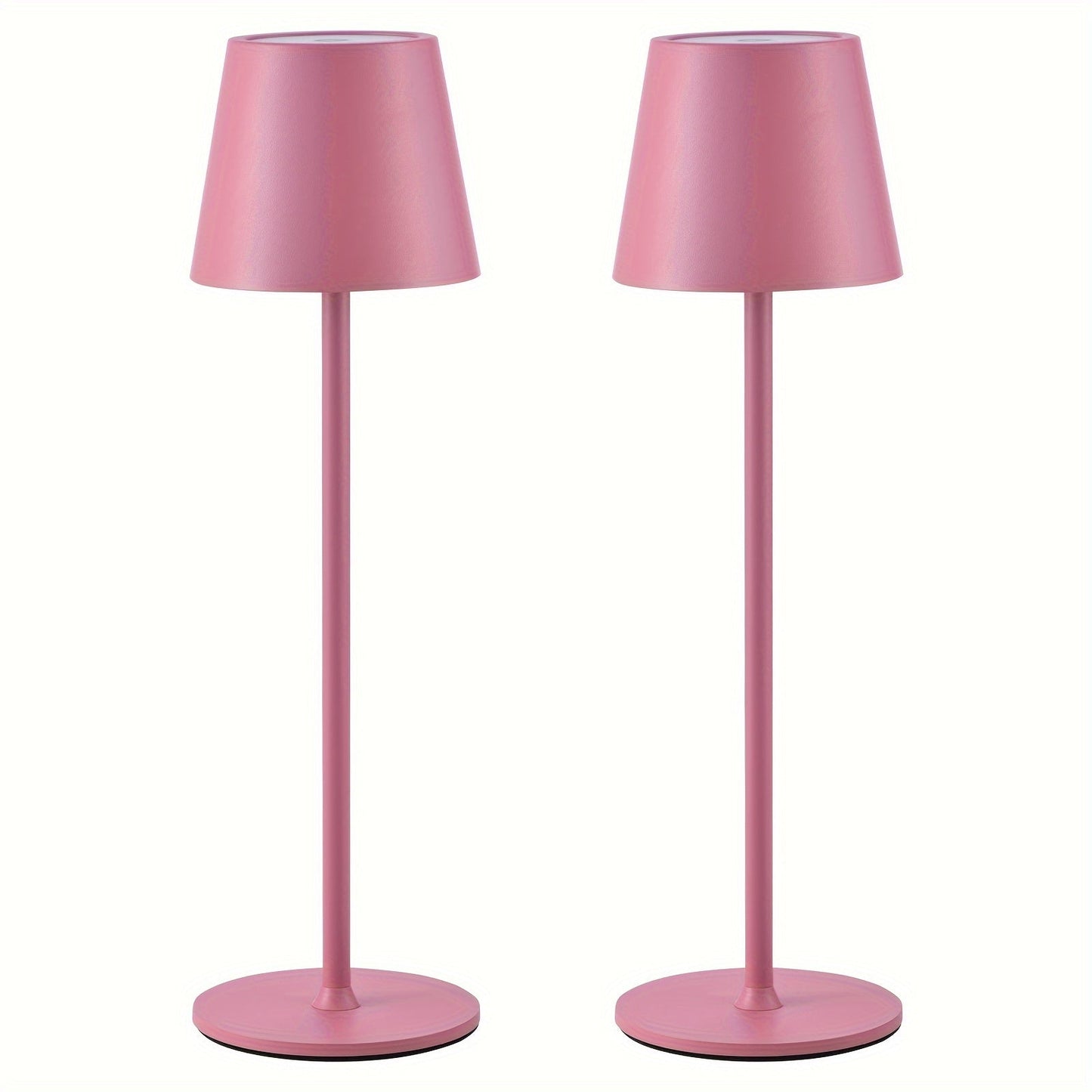 Draadloos tafellamp touch roze