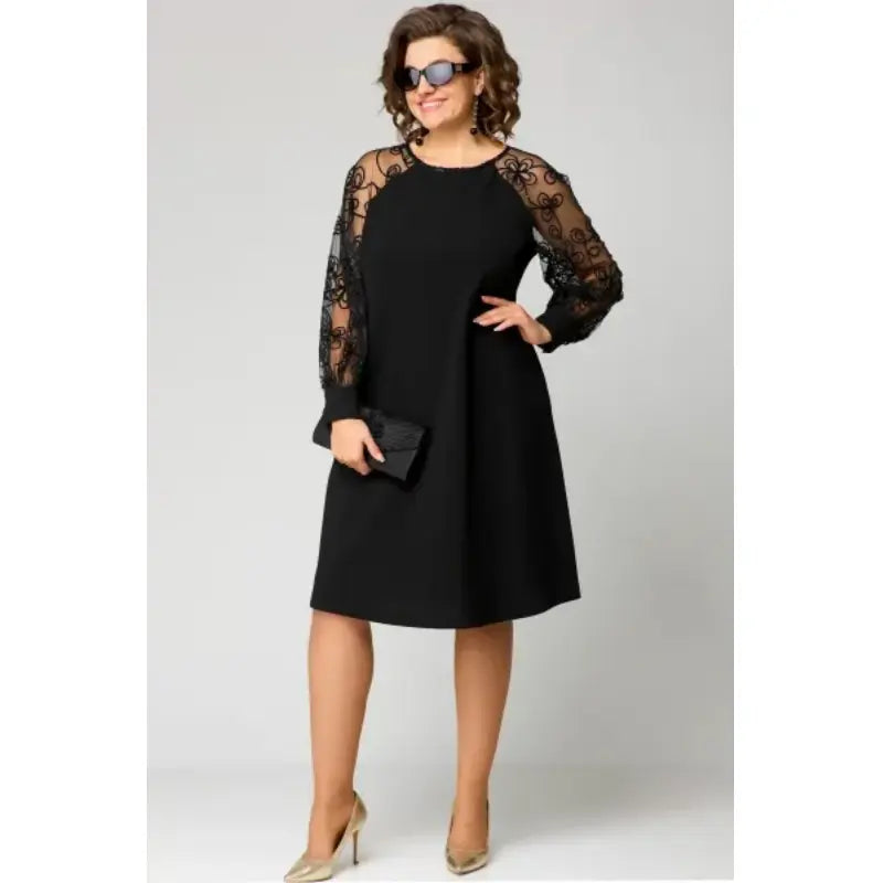 Elegante jurk met Kant
