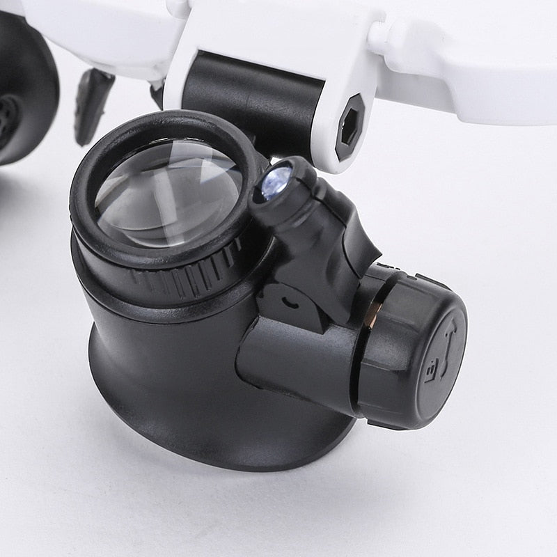 ZoomVision HD Vergrootglas Bril met LED – Helder Zicht en Comfort