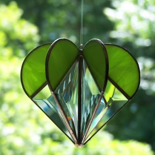 ShineHearts - Handgemaakte Hartdecoraties van gekleurd glas