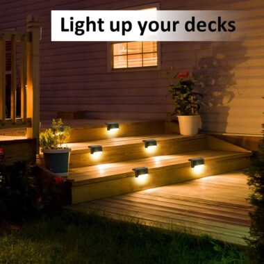 VerdeLight LED Lampen – 4 Stuks Sfeervolle Tuinverlichting op Zonne-energie, IP44 Waterdicht, Diverse Kleuren voor Buiten en Trappen