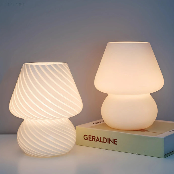 Lamp wit Champignon