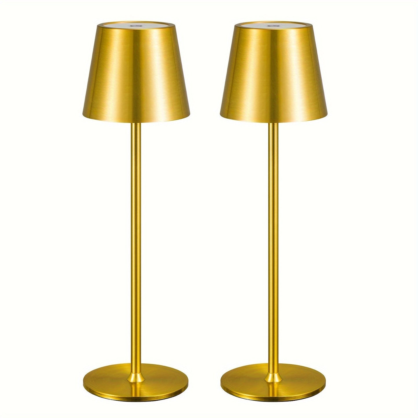 Draadloze lamp touch goud