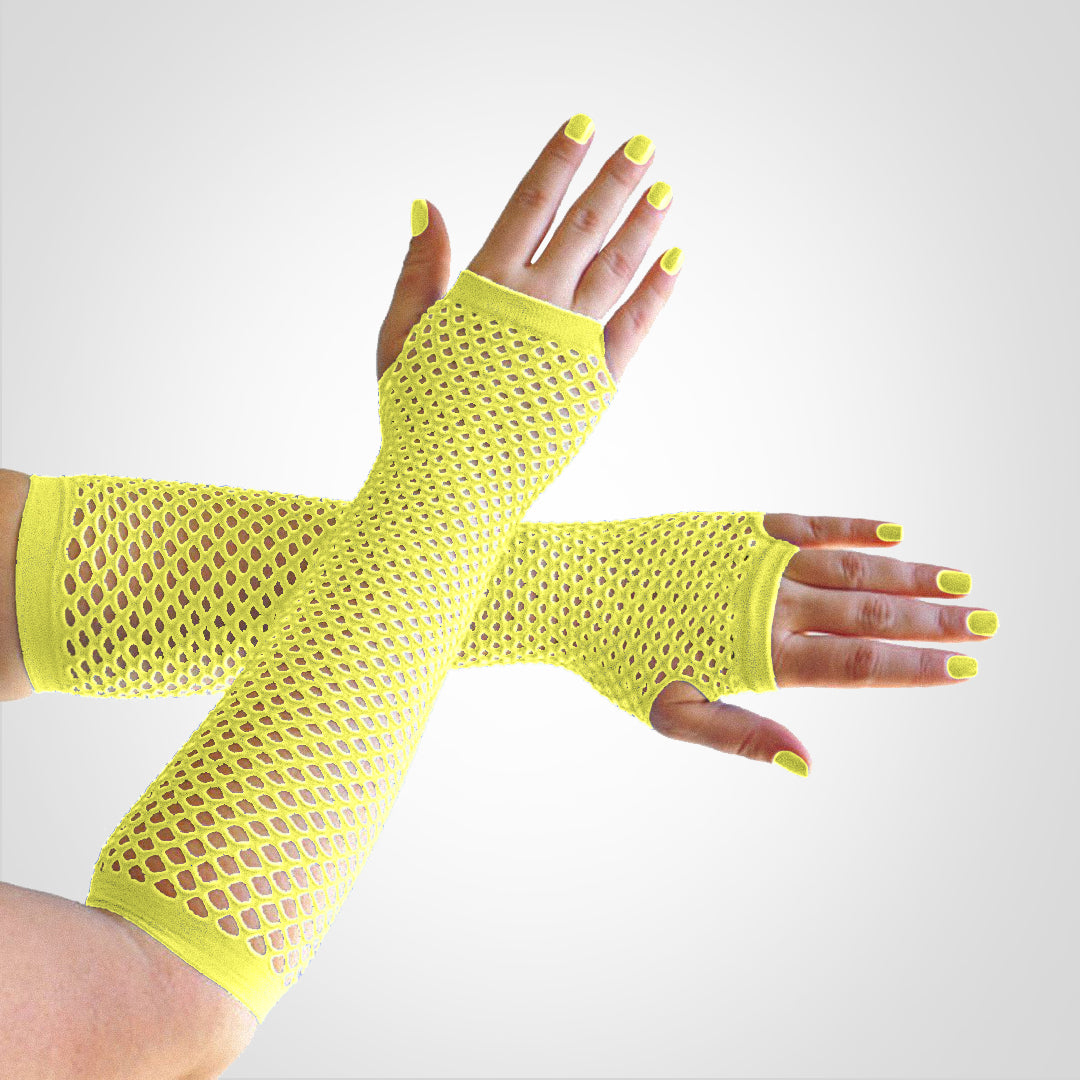 TecStyle | Lange vingerloze net-handschoenen