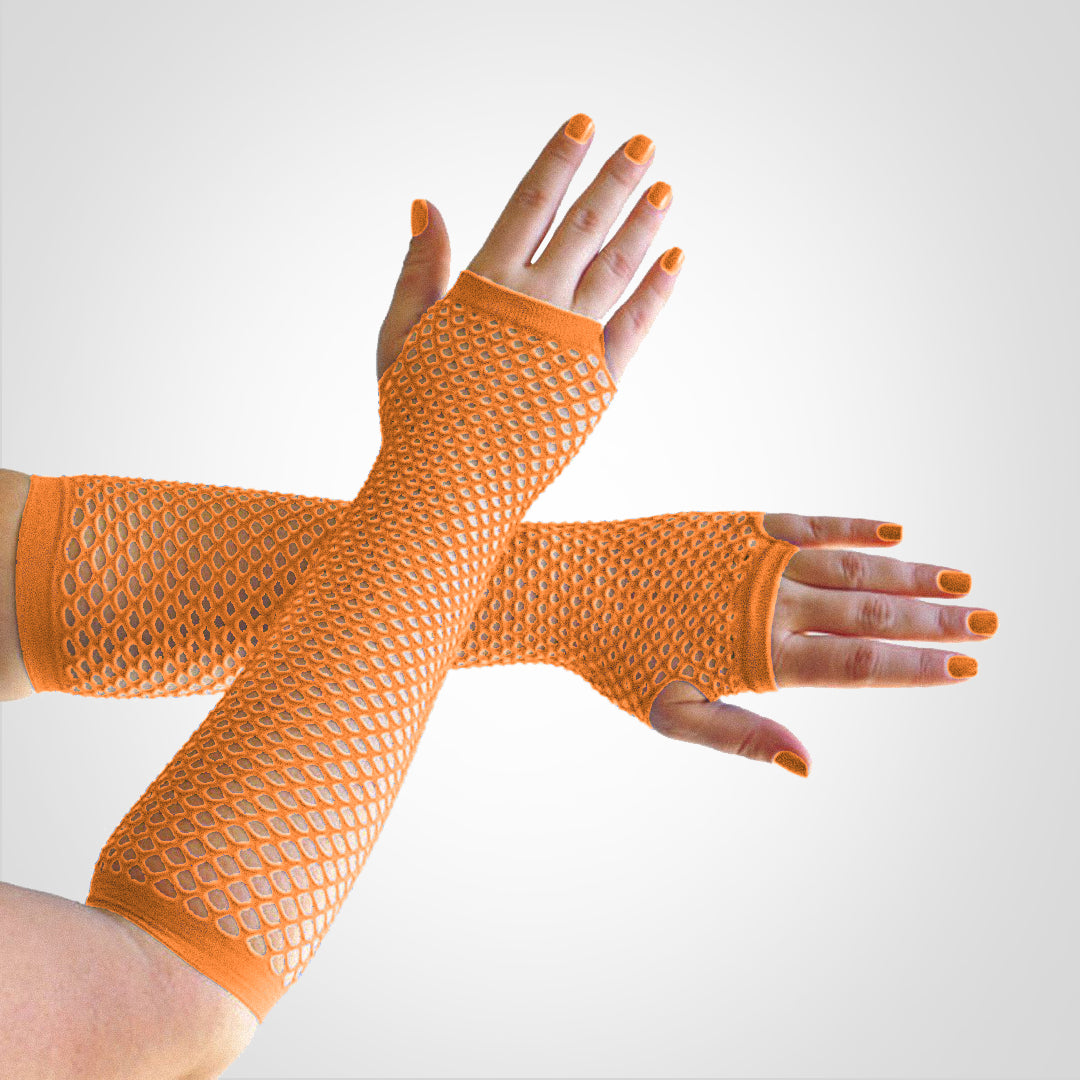 TecStyle | Lange vingerloze net-handschoenen