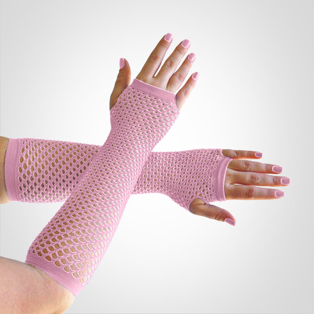 TecStyle | Lange vingerloze net-handschoenen