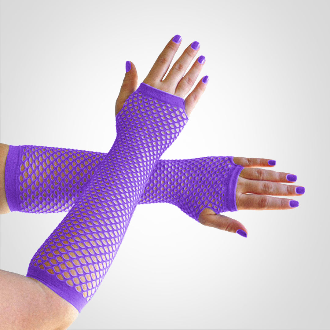 TecStyle | Lange vingerloze net-handschoenen