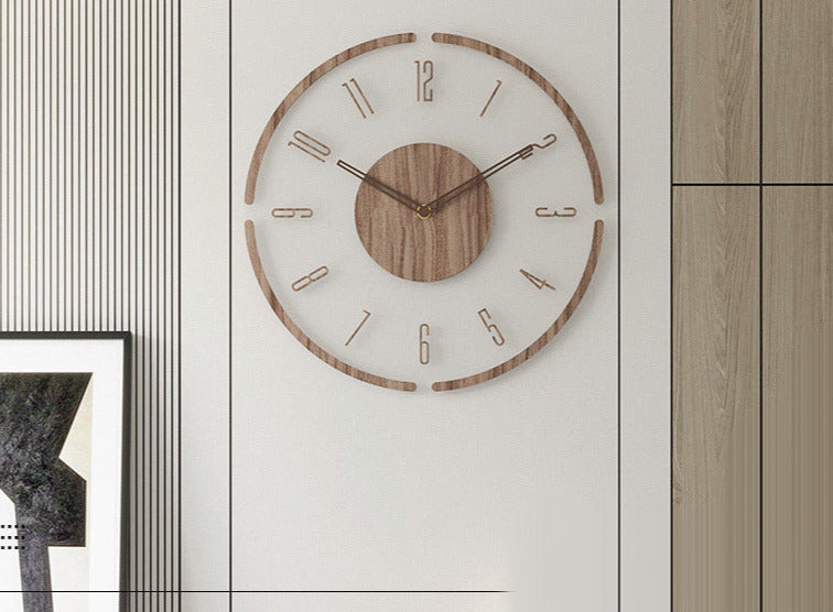 Timora - Rustieke Houten Wandklok van 35 cm | Yobi