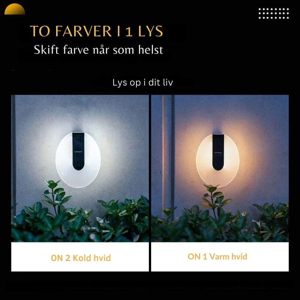 OpalGlow Elegante LED buitenwandlamp