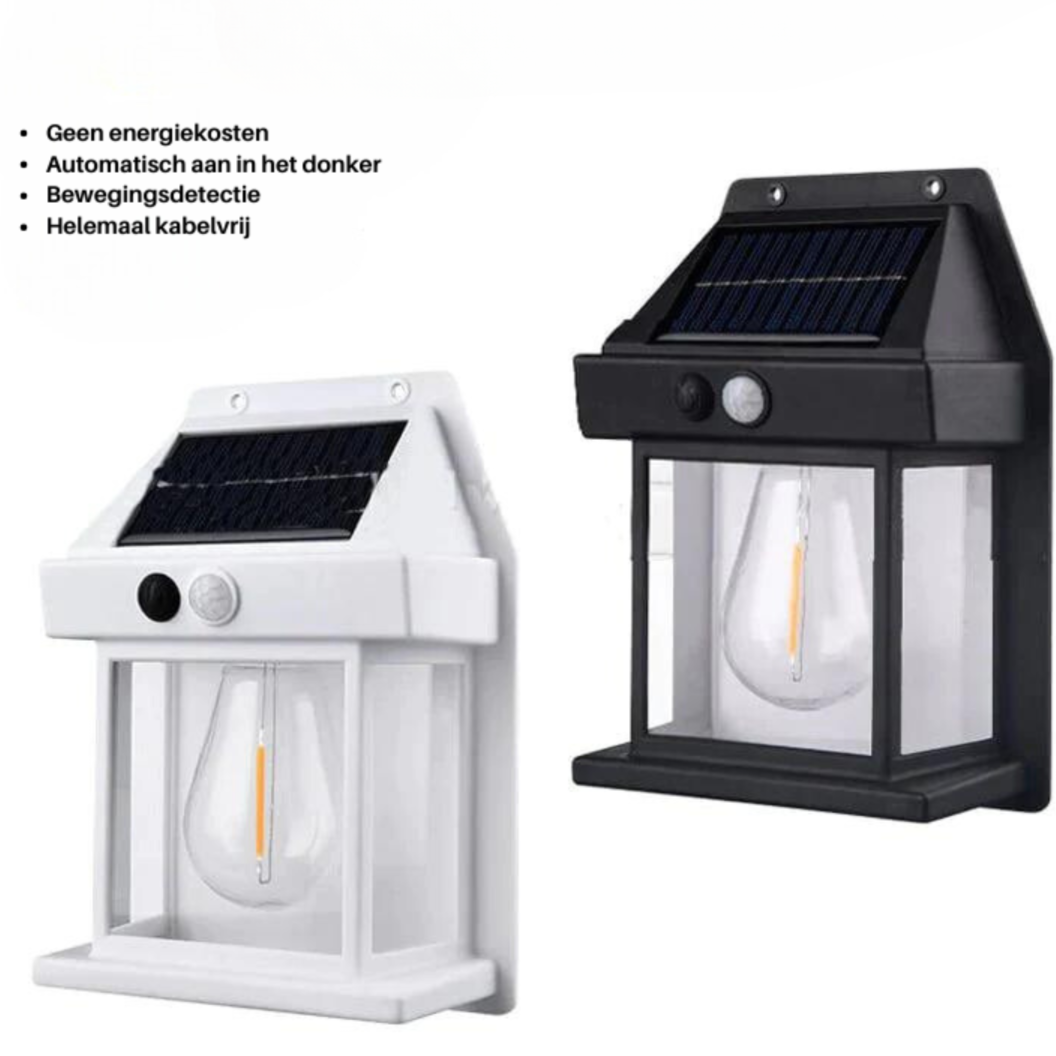 SolarLume LED Solar Wandspots Deluxe - Creëer de perfecte sfeer in jouw tuin